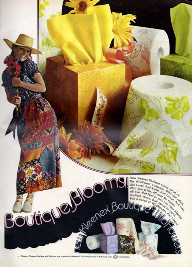 #13 The Lost era of Colored Toilet Papers from the 1950s to 1970s #13 Vintage Ads