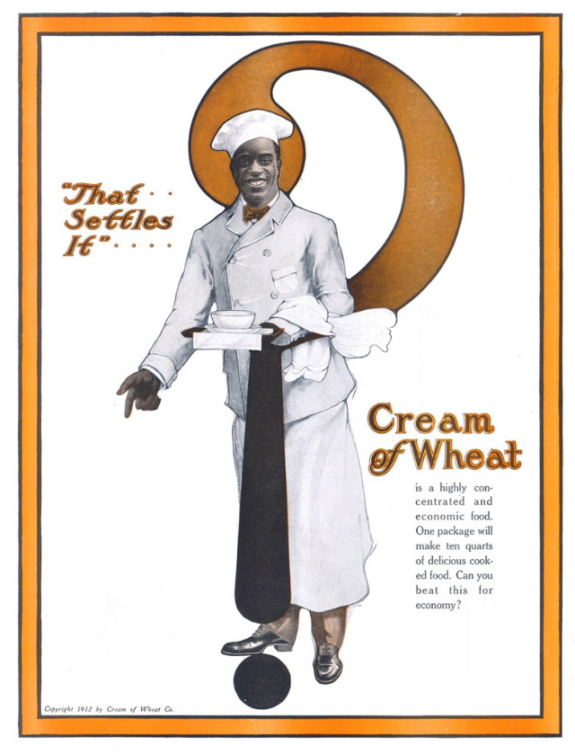 Frank L. White: Story of the Chef behind the Cream of Wheat&;s Mascot Vintage Ads