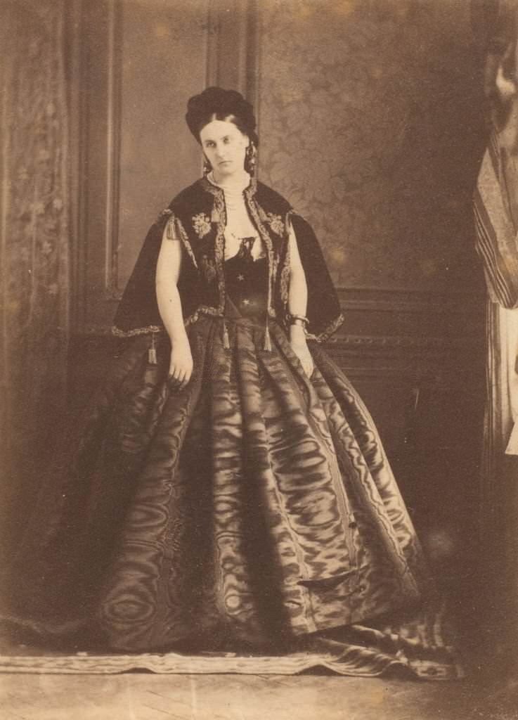 #4 Moir’s dress, 1860s.