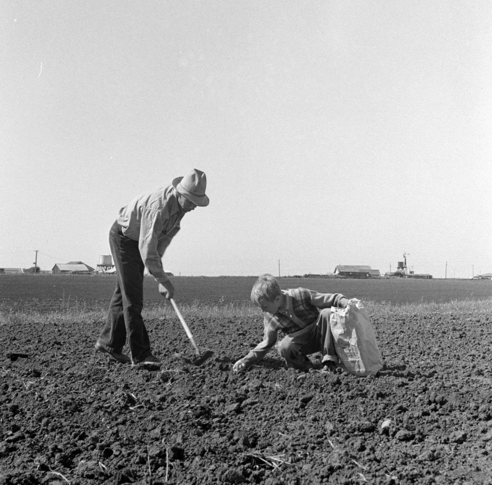#95 Abandoned Farm in the Dustbowl, Coldwater District, near Dalhart, Texas, 1938