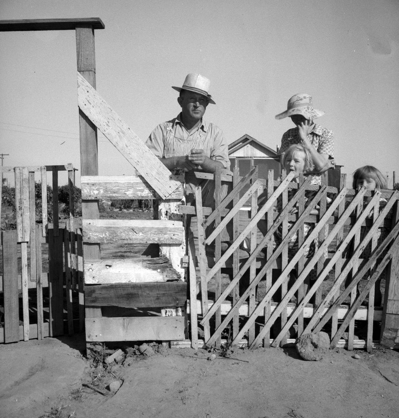 #108 Highway City, California, near Fresno. Family from Oklahoma; have been in California for six years, have been migratory workers, 1939