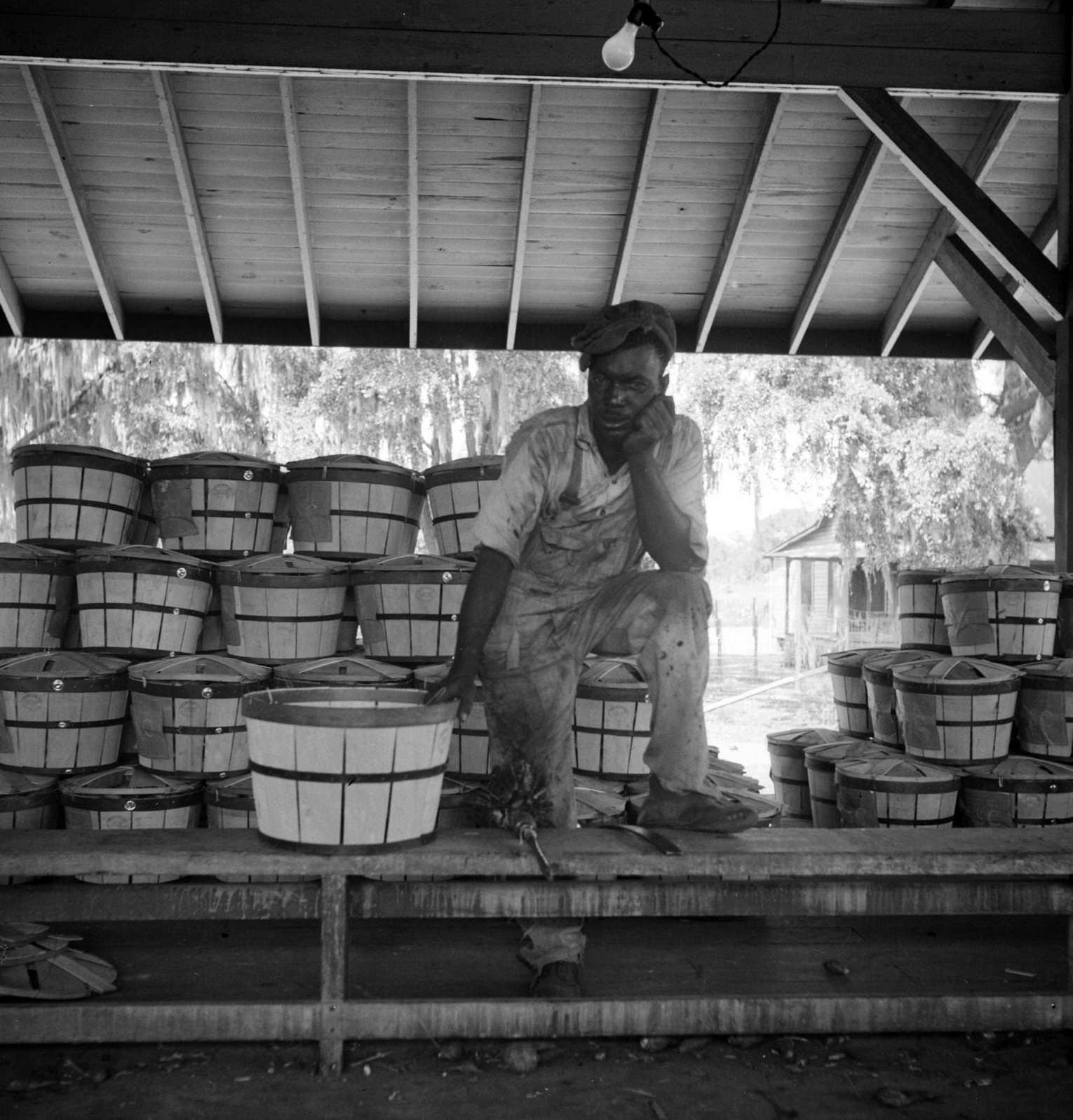 #51 Migrant shed worker. Northeast Florida dated, 1930s