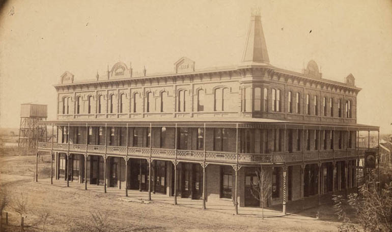 #7 Whitson Hotel at Second and Whitson Streets, 1888