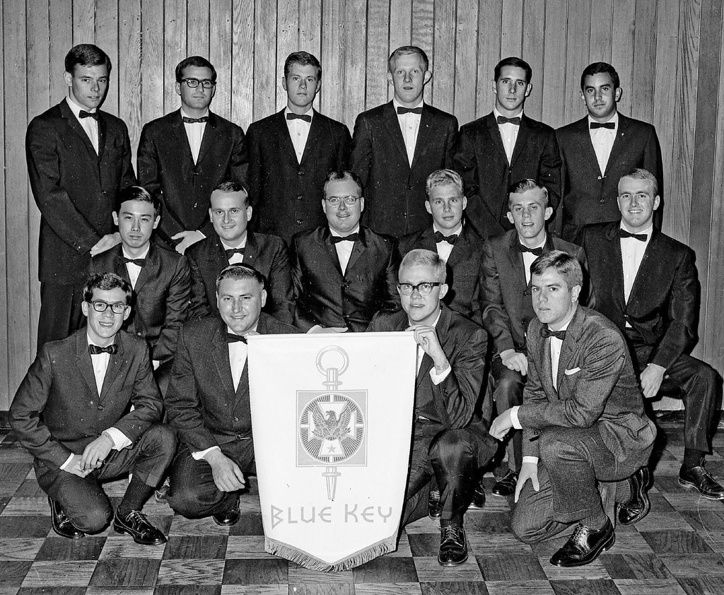 #115 Blue Key Honor Society initiates, 1966