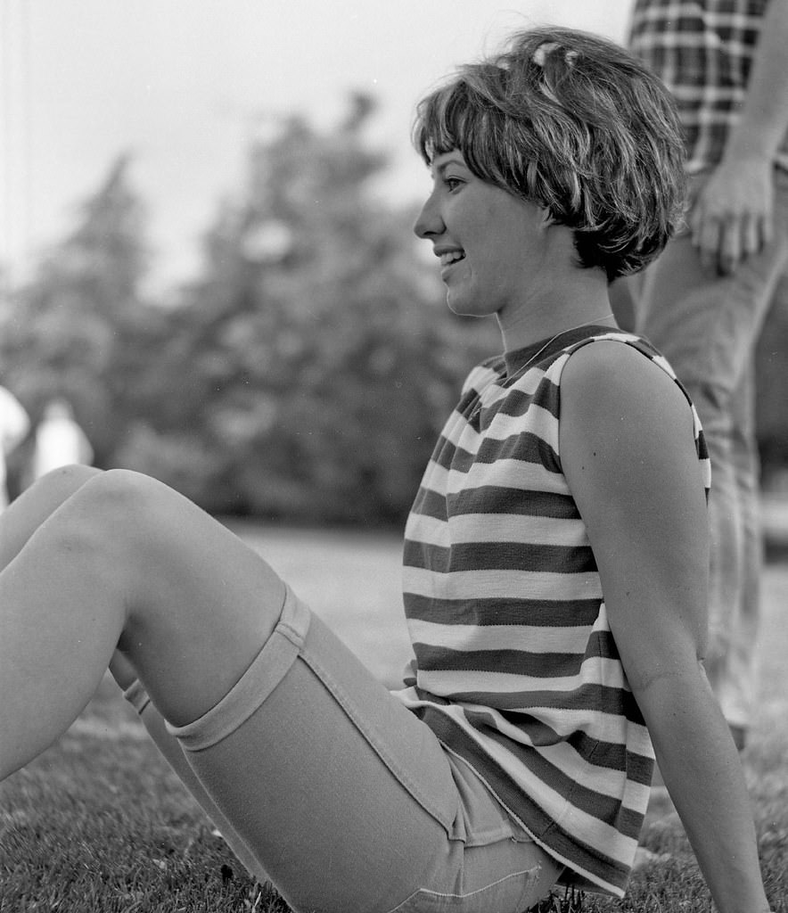 #124 Picnic with coeds, spring of 1966