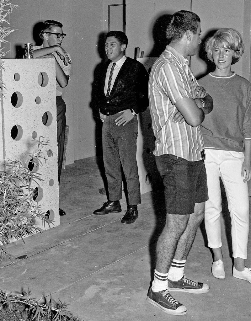 #146 Casual dance party at Fresno State College, 1965