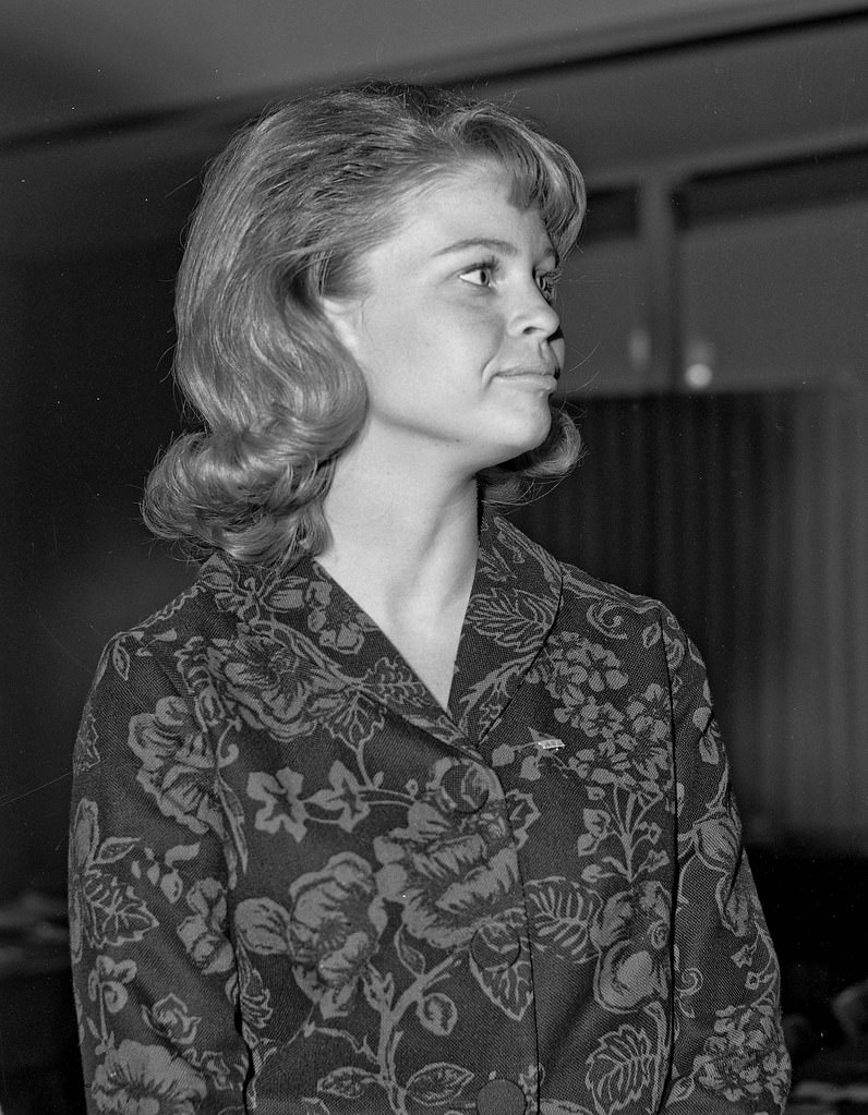 #149 Evening Social with coeds at Fresno State College, 1966