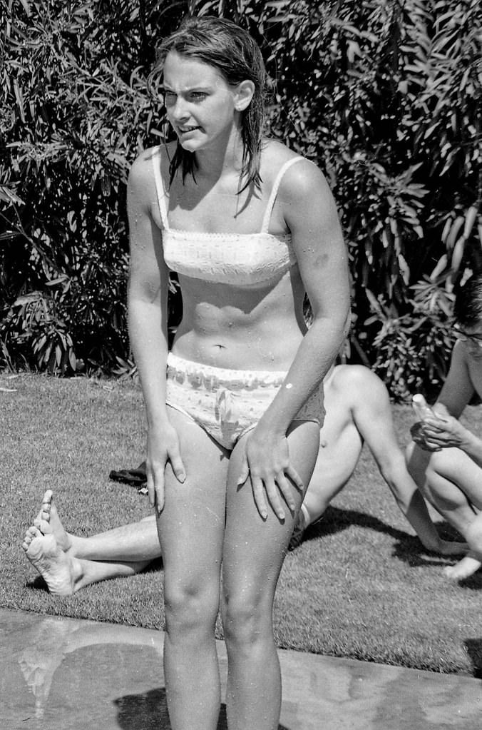 #160 Social with coeds at Fresno State College, 1965