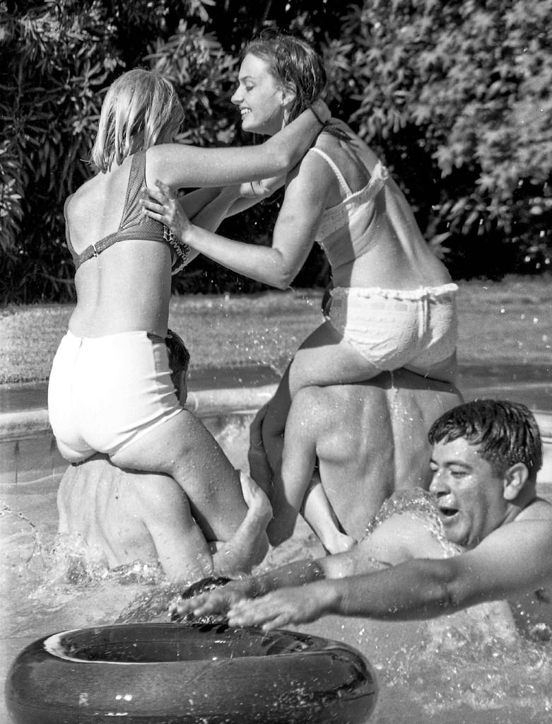 #164 Weekend picknic social with coeds, May 1966