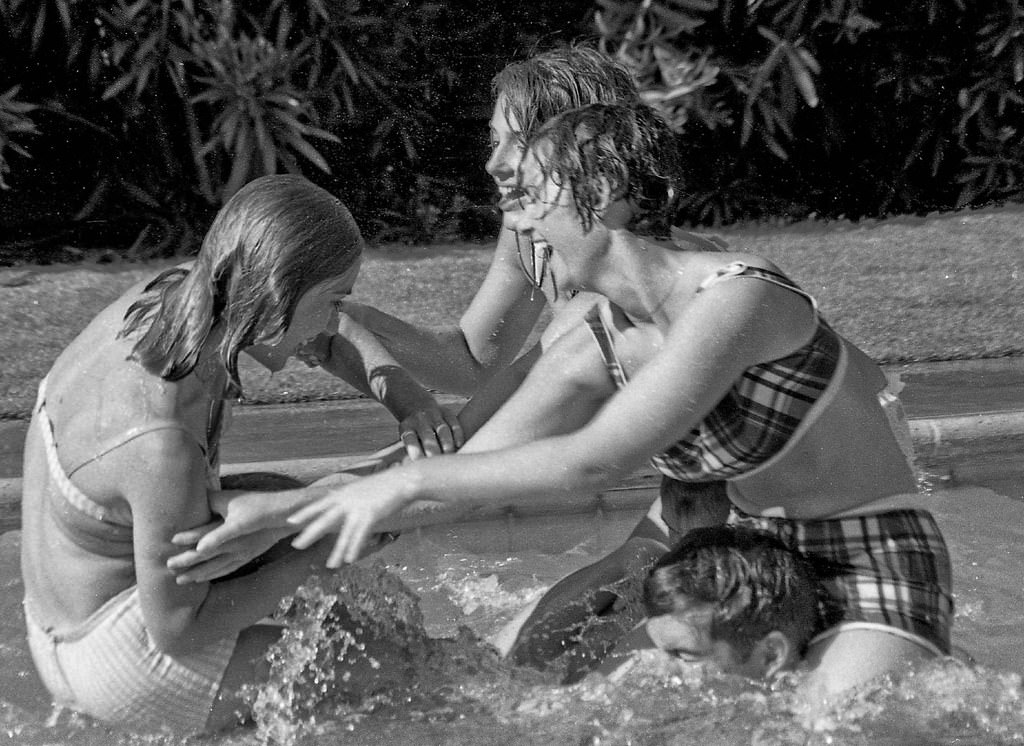 #167 Weekend picknic social with coeds, May 1966