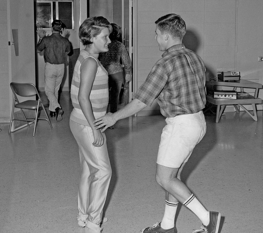#25 Dance party social, Oct 1st, 1964, Fresno State College.