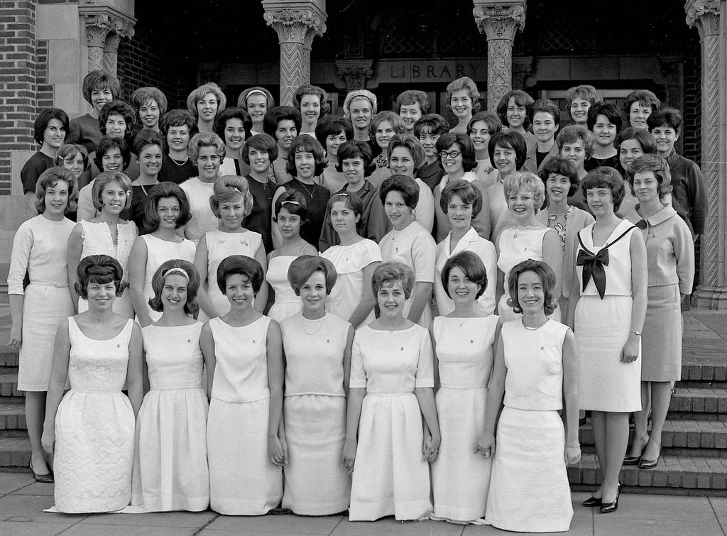 #32 The Kappa Alpha Theta soroity, Fresno State College, March 7th, 1964