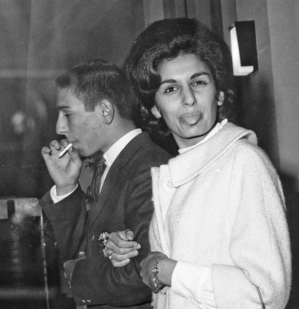 #37 Doug and friend, Fresno State College, 1963