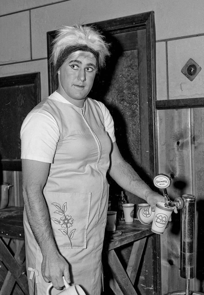 #74 Herb at Costume Bash, Fresno State College, 1964