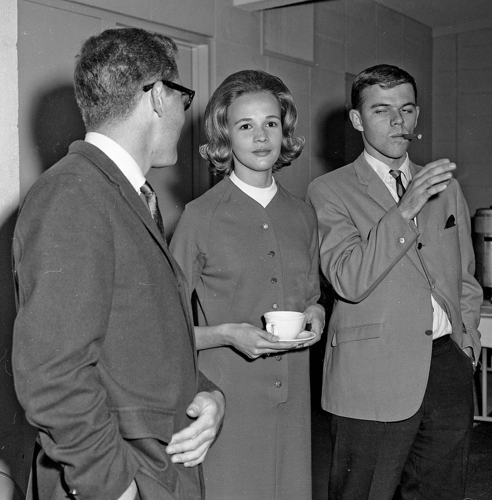 #81 Student Social, Margaret and Ralph, Fresno State College, 1965