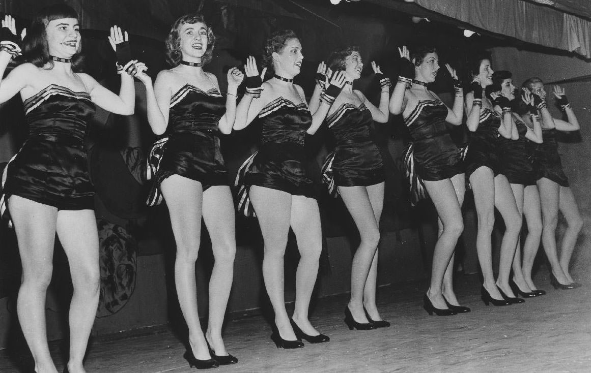 #13 Performers dancing on stage, 1950s