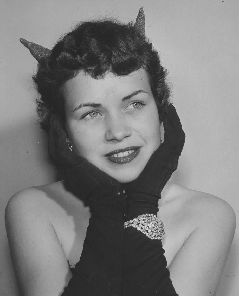 #18 Portrait of a student in costume, 1954