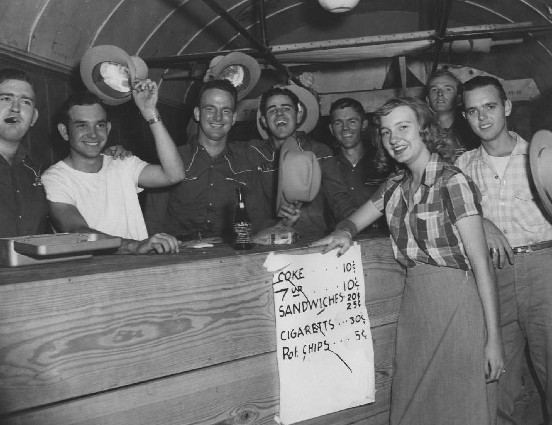 #26 Concession booth with price list, 1950s