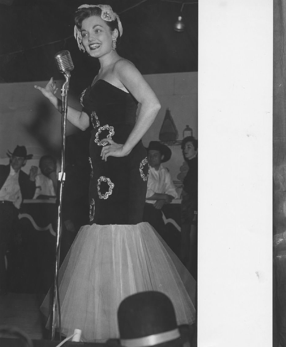 #31 Jenna Coy Huddleston performs at the Tombstone Theater, 1956
