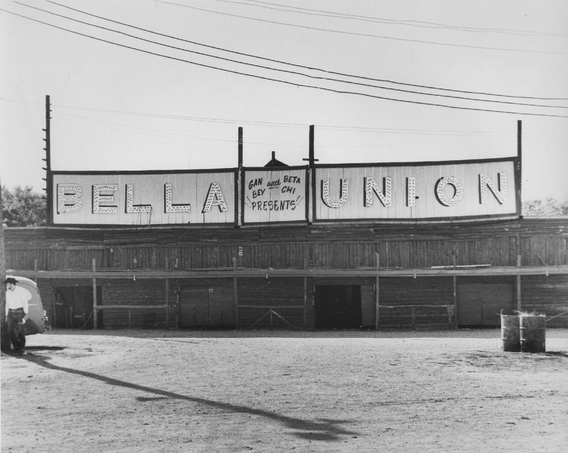 #34 Bella Union exterior view, 1950s