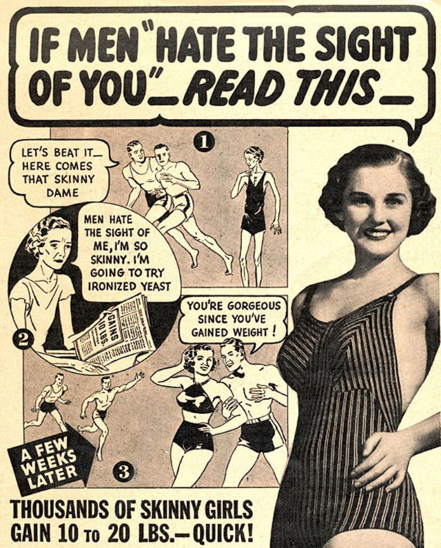 Don&;t be Skinny: Use Ironized Yeast, the Quick Way to Gain Weight, So You’ll Look Better in a Bathing Suit!