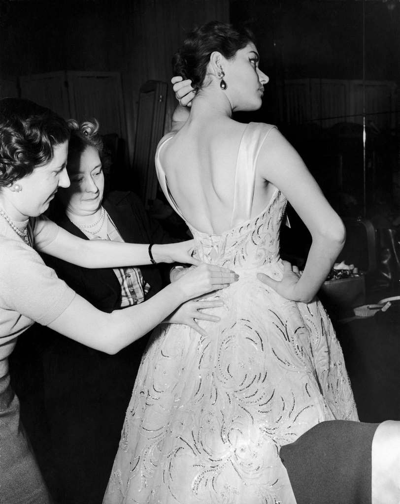 #76 Evening Dress by Jaques Fath in Dorchester, 1954