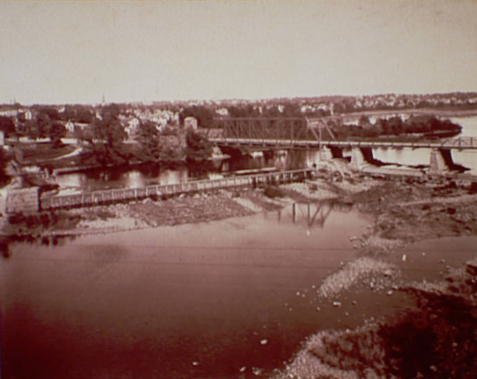 #100 Janesville from the railway bridge, 1898