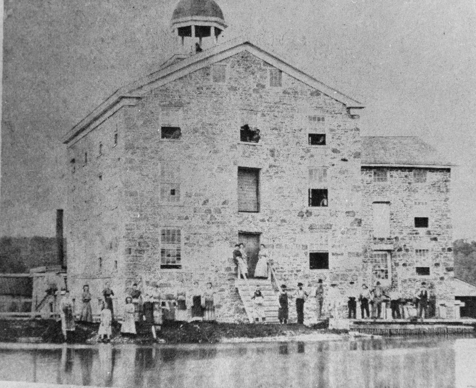 #60 Early woolen mill, Janesville, 1870