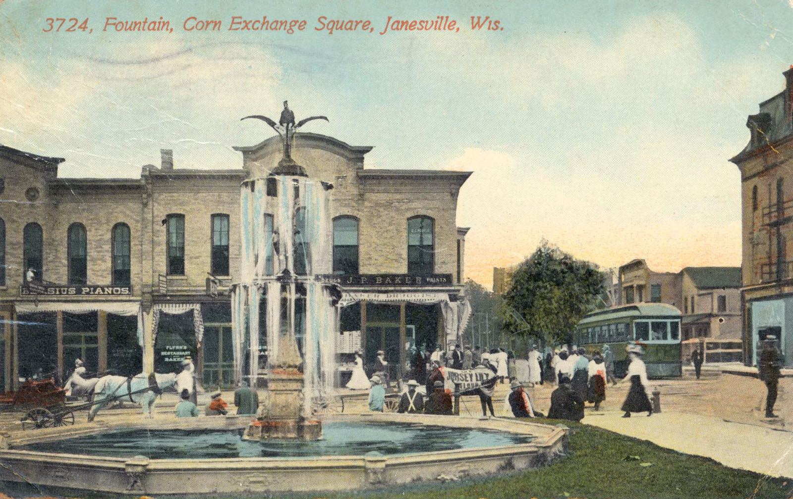 #84 Corn Exchange fountain, 1890