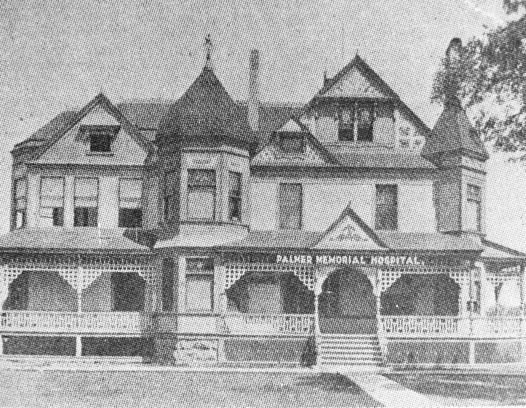 #88 Palmer Memorial Hospital, Washington St., Janesville, 1895