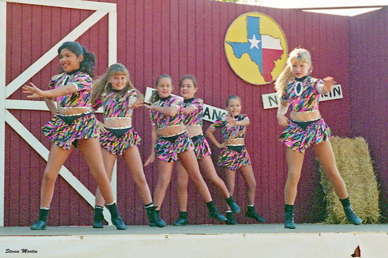 #26 Girls from a local dance school perform, Keller, 1995