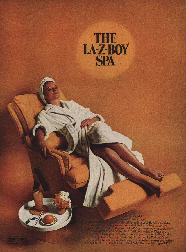Beautiful Vintage Ads of La-Z-Boy Recliners from the 1970s Vintage Ads