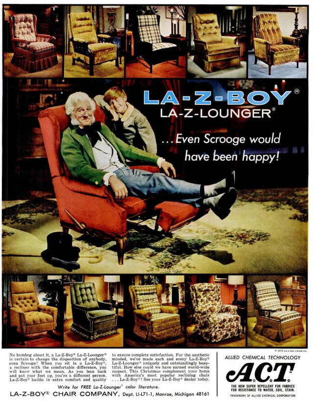 Beautiful Vintage Ads of La-Z-Boy Recliners from the 1970s Vintage Ads