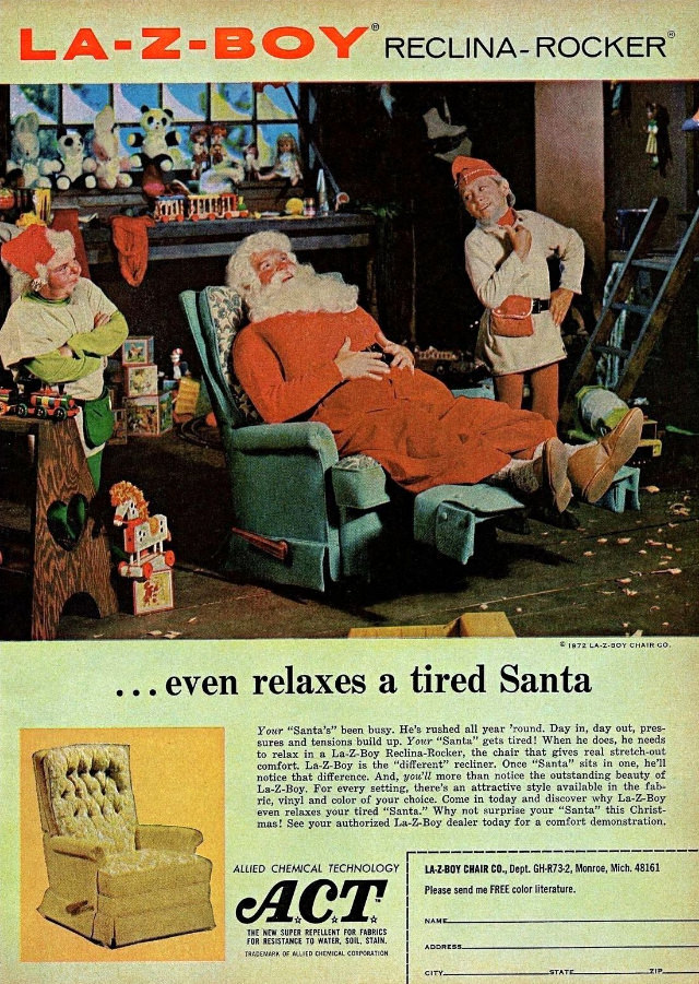 Beautiful Vintage Ads of La-Z-Boy Recliners from the 1970s Vintage Ads