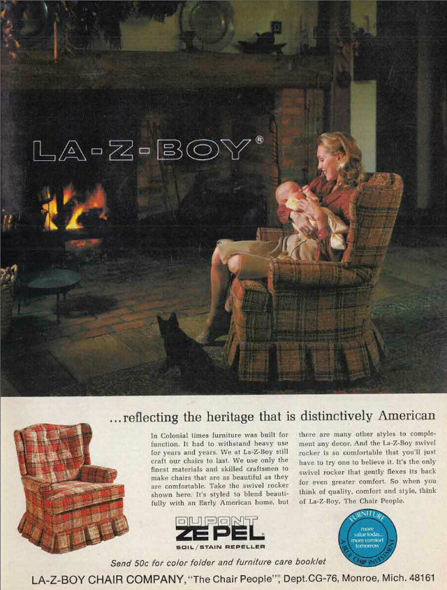 Beautiful Vintage Ads of La-Z-Boy Recliners from the 1970s Vintage Ads