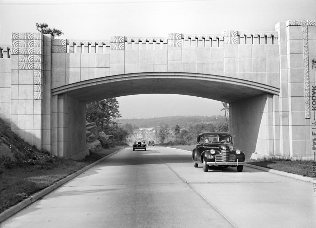 #94 Merritt Parkway to New Haven, Connecticut, 1941
