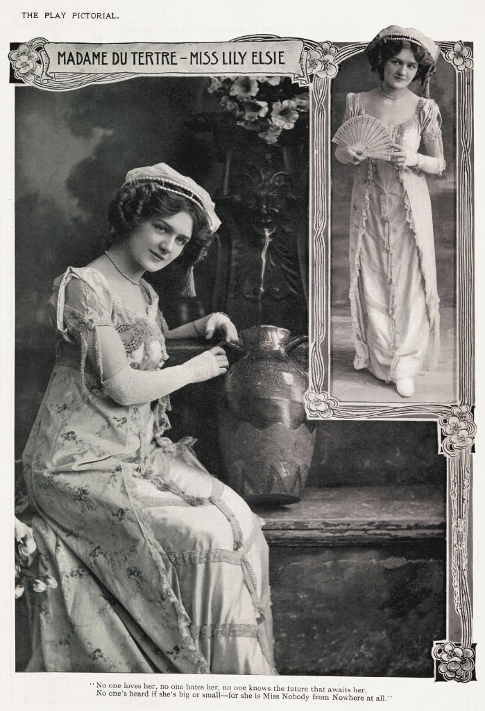 #33 Lily Elsie as Madame du Tertre in “The Little Michus”, featured in “The Play Pictorial”, 1905