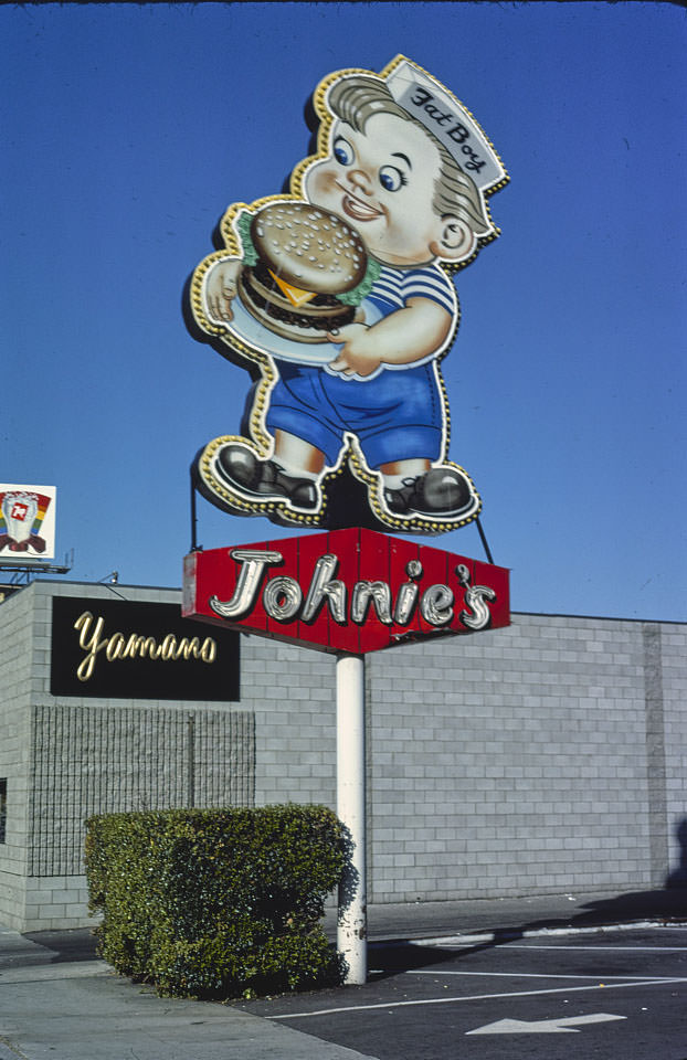 #38 Johnnie’s Fat Boy sign, Los Angeles, California, 1979
