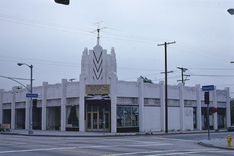 #42 Ruth [i.e. Roth] Draperies, Beverly Boulevard, Los Angeles, California, 1978