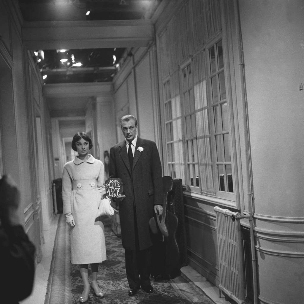 Set of the movie “Love in the afternoon” by Billy Wilder, 1957