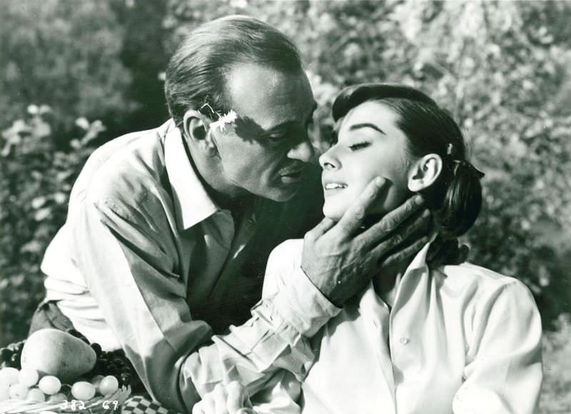 Stunning Photos from the Set of &;Love in the Afternoon (1957)&; Movies