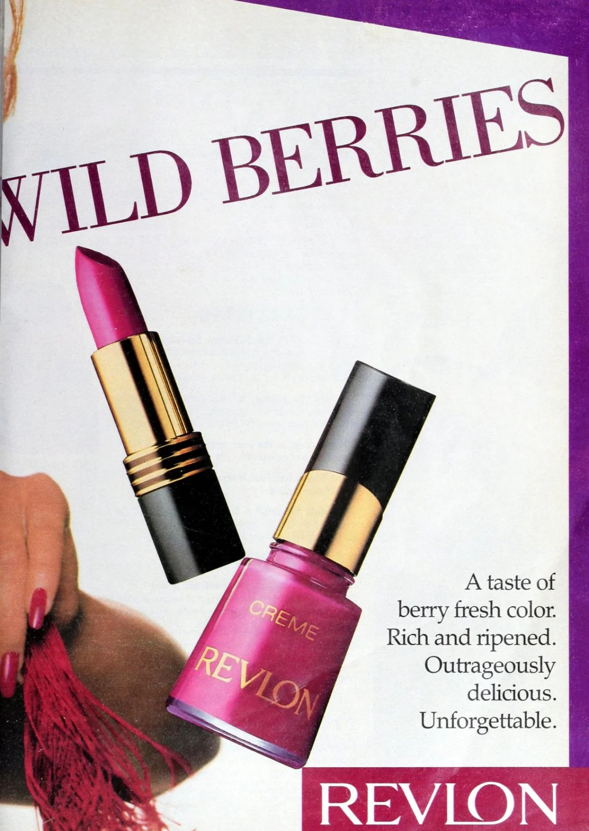 Beautiful Vintage Nail Polish Ads from the 1980s Vintage Ads