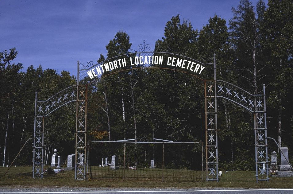 #117 Wentworth Location Cemetery, Wentworth Location, New Hampshire, 1991