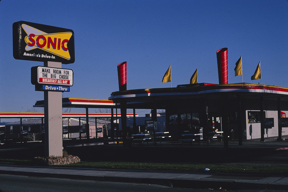 #48 Sonic Drive-In Restaurant, Central Valley, Route 66, Albuquerque, New Mexico, 1999
