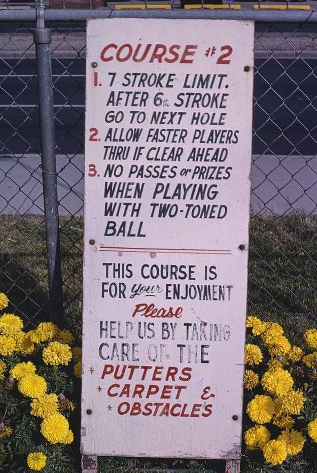 #40 Rules, Leisure Twin Putt, Albuquerque, New Mexico, 1987