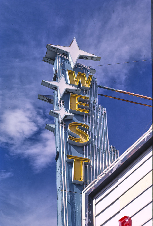 #18 West Theater, angle 2, Route 66, Grants, New Mexico, 1998