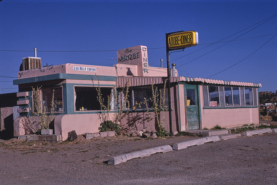 #142 Adobe Diner, Route 64 & 285, Tres Piedras, New Mexico, 1983