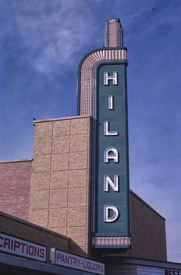 #46 Hiland Theater, Central Avenue (Route 66), Albuquerque, New Mexico, 1987