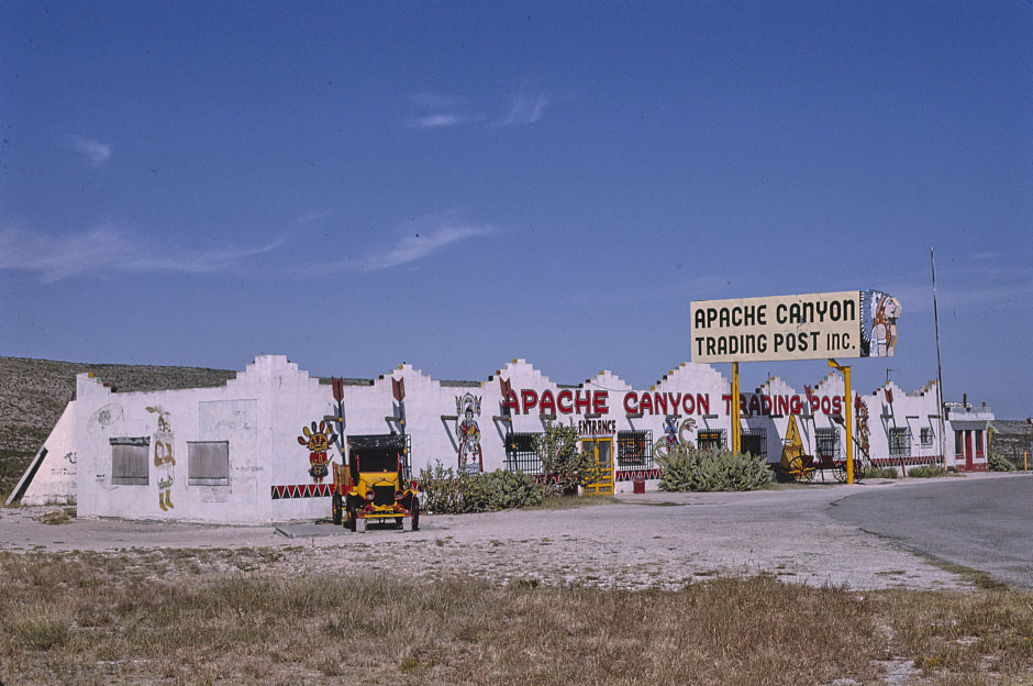 #177 Storefront, Apache Canyon Trading Post, Routes 2 and 180, Whites City, New Mexico, 1993