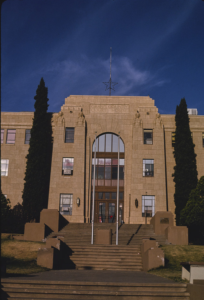 #26 Grant County Courthouse, center vertical, Copper Street, Silver City, New Mexico, 1991
